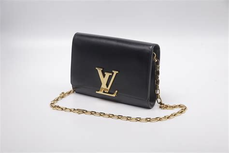 louis vuitton black chain purse|louis vuitton black checkered bag.